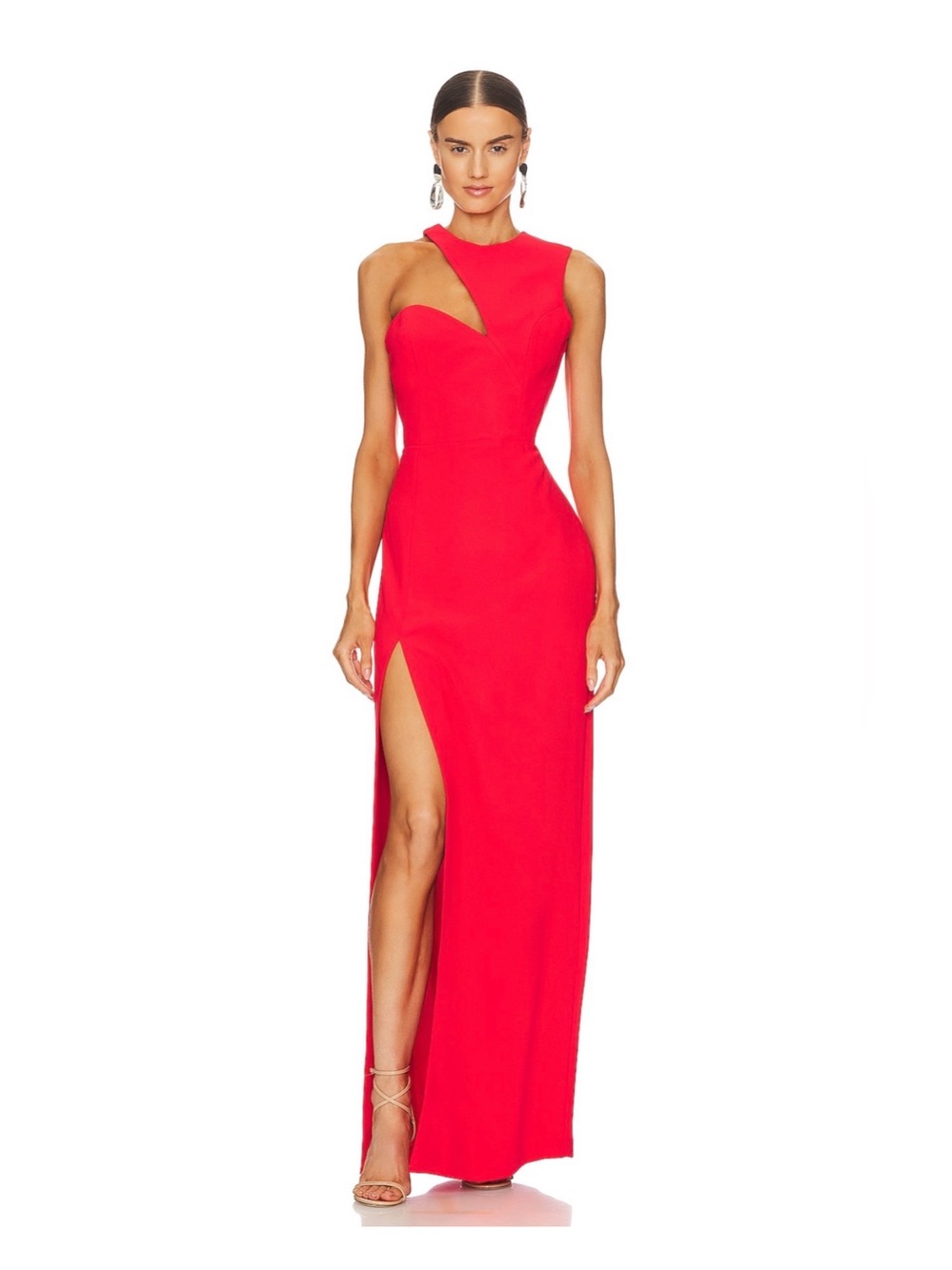 Red Amanda Uprichard dress. Size S